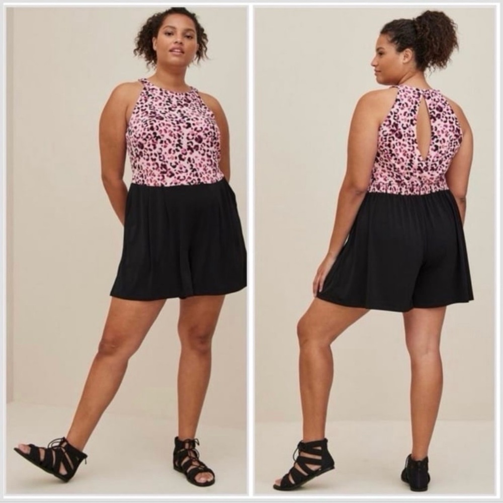 Torrid Studio Knit Goddess Romper size 4XL.